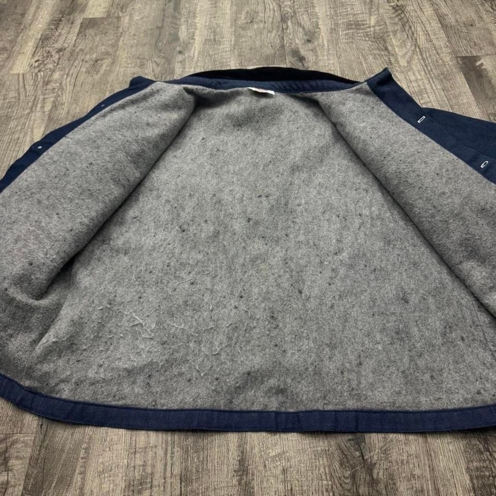 Vintage Bob Barker Blanket Lined Denim Jean Chore Jacket Barn Coat 2XL - Picture 5 of 8